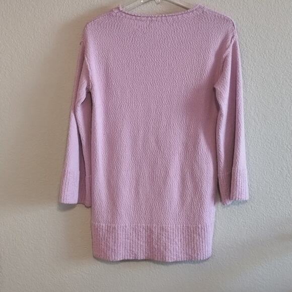 Free People FP Beach NEW Melanie Pastel Purple Oversized Slouchy Sweater Tunic S - Picture 5 of 16